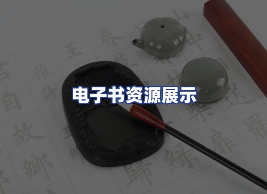电子书资源展示
